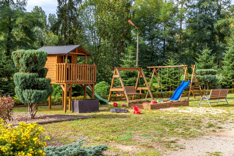 Wooden Playset Installation in Overland Park, KS
